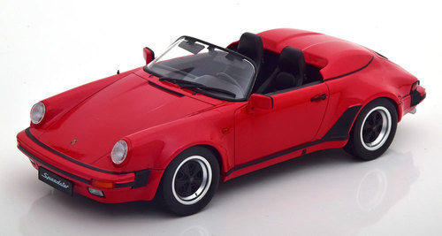 KK Scale 1:18 1989 Porsche 911 Speedster in Red - Limited Edition of 1500