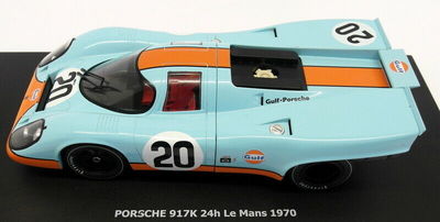 1:18 CMR PORSCHE 917k #20 24h Le Mans Mammolo/Redman 1970 Gulf 