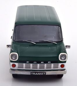 KK Scale 1:18 1965 Ford Transit Mk1 Bus in dark green, limited edition 1 of 750