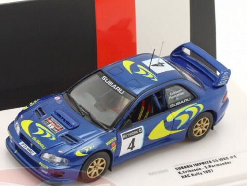 IXO 1:43 Subaru Impreza S5 WRC #4 Eriksson/Parmander RAC rally 1997, 25 years ago