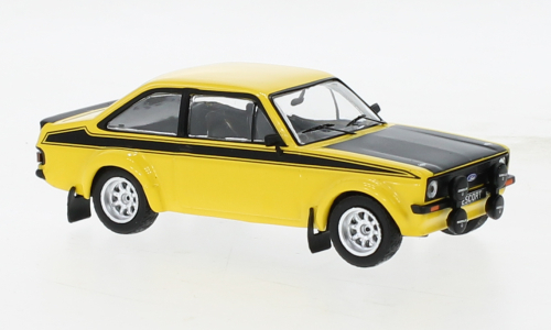 IXO 1:43 1976 Ford Escort MK11 RS 1800 in yellow