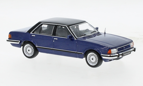IXO 1:43 1982 Ford Granada MK11 2.8 GL Metallic Blue/Black