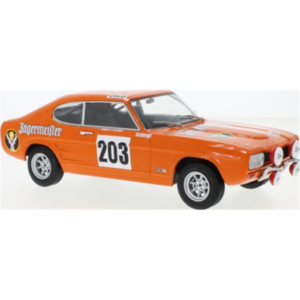 1:18 MCG Ford Capri Mk I 2600 GT #203 Jägermeister Rally Monte Carlo 1973