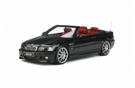 OTTO 1:18 2004 BMW E46 Convertible M3, Jet Black, Limited Edition of 3000