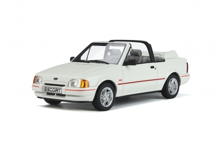 OTTO 1:18 1986 Ford Escort Mk4 XR3i Cabriolet in white, Limited Edition of 3000