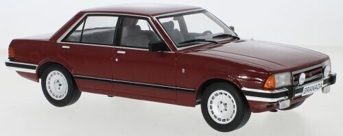 MCG 1:18 1982 Ford Granada MK II 2.8 Ghia 1982 Dark Red Metallic