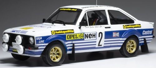 IXO 1:18 Ford Escort MkII RS 1800 #2 Vatanen/Harryman 1982 Rally Sweden