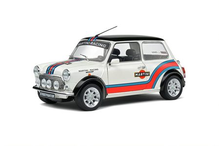 Solido 1:18 1998 Mini Cooper Sport - Martini Racing - White, with opening doors
