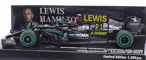 MINICHAMPS Mercedes-AMG F1 W12 E Performance 100th GP win Hamilton / Russian GP Sotchi formula 1 2021