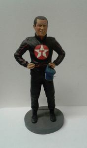 Juan Pablo Montoya 1:9 figurine 'Texaco'