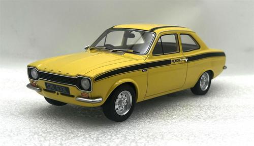 Cult Scale 1:18 1973 Ford Escort Mexico Right Hand Drive in yellow