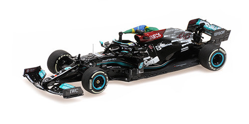 MINICHAMPS 1:43 Mercedes-AMG F1 W12 E Performance #44 L. Hamilton Brazil GP 2021