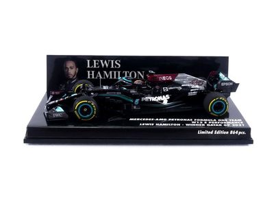 MINICHAMPS 1:43 Mercedes-AMG F1 W12 E Performance #44 L. Hamilton Qatar GP 2021