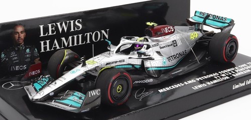 MINICHAMPS 1:43 Mercedes-AMG F1 W13 E Performance #44 L. Hamilton Barhain GP 2022