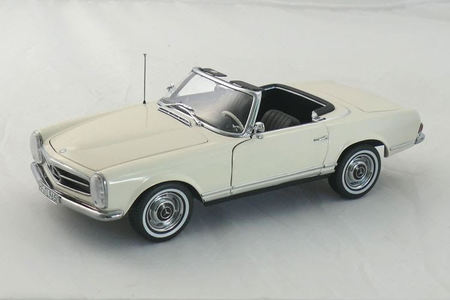 NOREV 1:18 1963 Mercedes 230 SL cabriolet in white limited edition 1000!