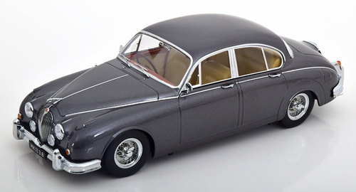KK Scale 1:18 1959 Jaguar Mk II 3.8 RHD in Metallic Dark Grey