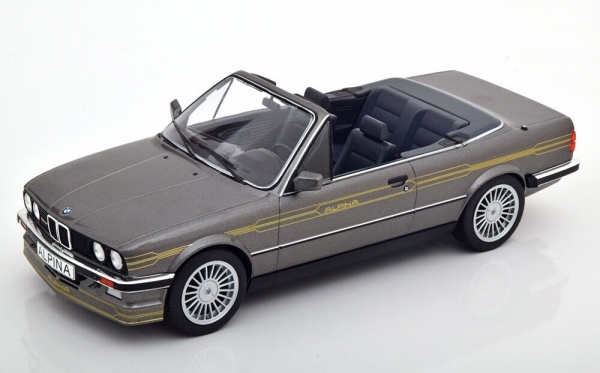 MCG 1:18 1986 BMW Alpina C2 2.7 Cabriolet (E3O) in grey metallic