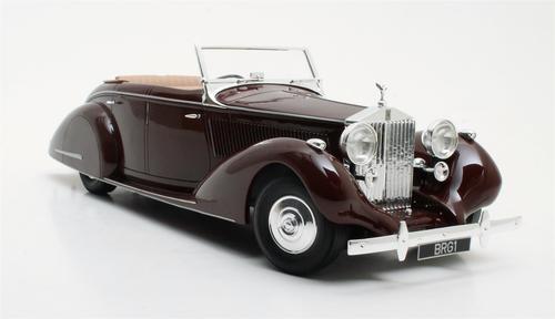 Cult Scale 1:18 Rolls Royce 25-30 Gurney Nutting All Weather Tourer in maroon