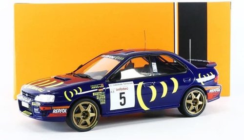 1:24 Subaru Impreza #5 C.Sainz - L.Moya 4th place Tour de Course 1995