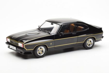 MCG 1:18 1975 Ford Capri MkII X-Pack - in Black and Gold