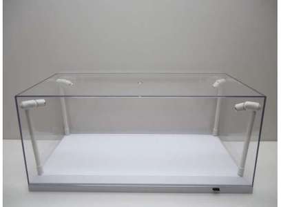 Display case for 1:18 1:43 model cars with LED lights WHITE